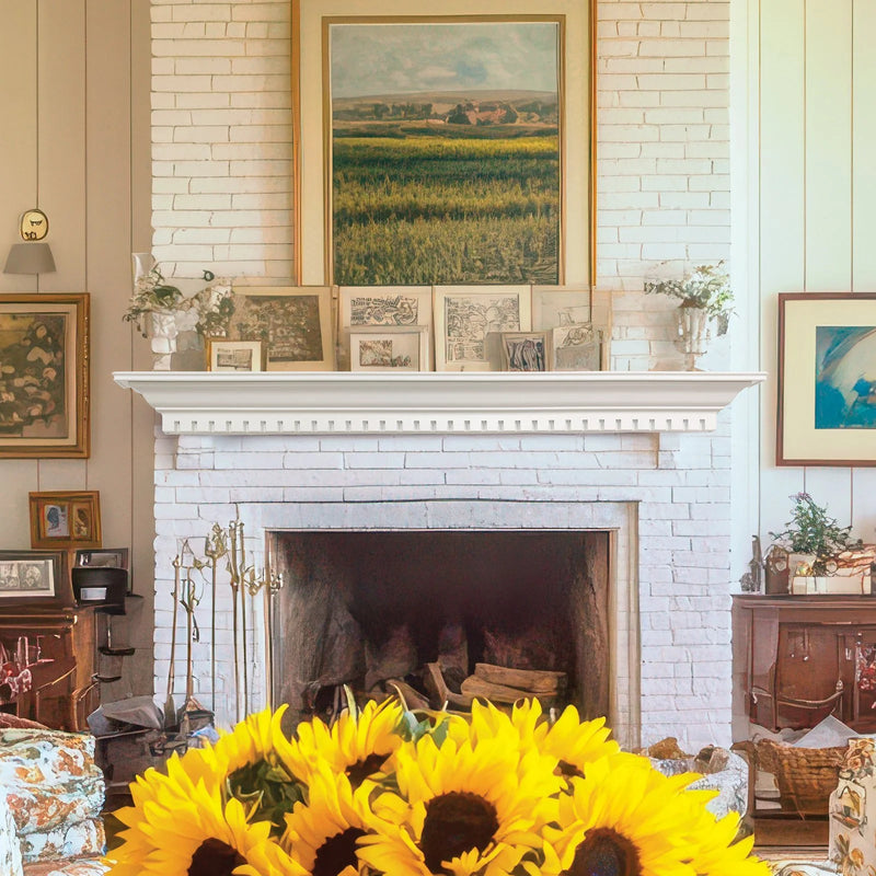 Federal Non-Combustible Mantel Shelf Luna Finish