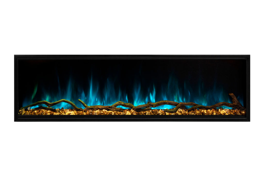 Modern Flames Landscape Pro Slim 96-Inch Built In Wall Mount Electric Fireplace - Model LPS-9614