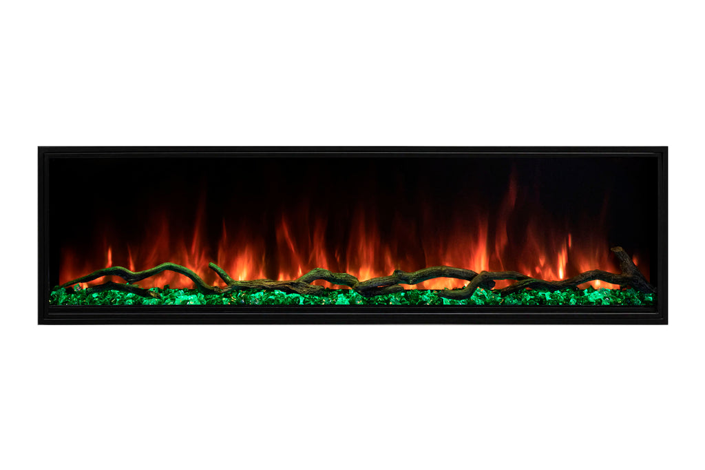 Modern Flames Landscape Pro Slim 44-Inch Built In Wall Mount Electric Fireplace - Model LPS-4414