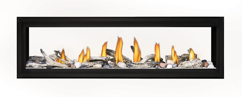Napoleon Luxuria 62" See-Through Direct Vent Gas Fireplace - Model LVX62N2X-1
