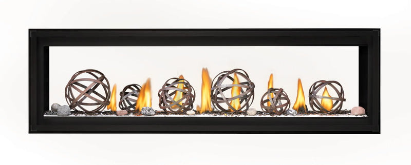 Napoleon Luxuria 62" See-Through Direct Vent Gas Fireplace - Model LVX62N2X-1