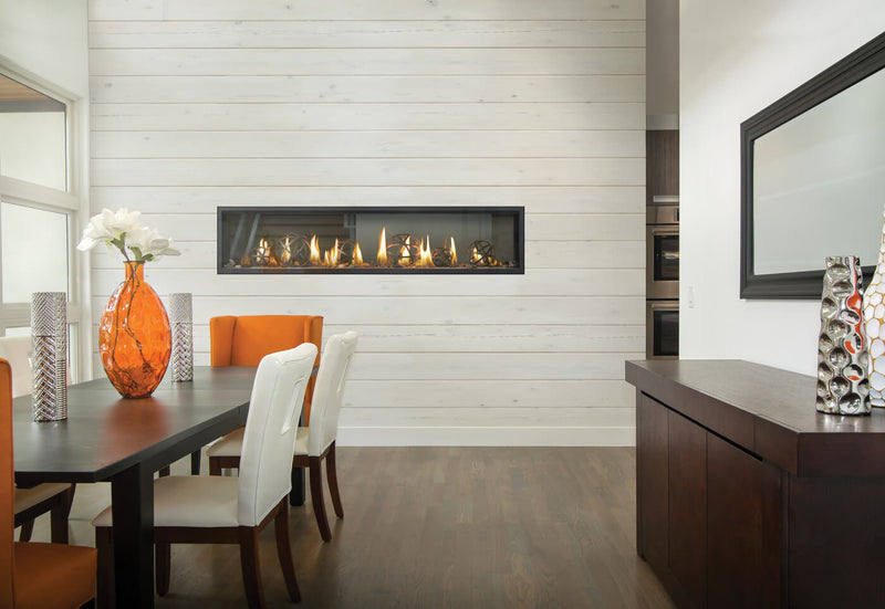 Napoleon Luxuria 74" See-Through Direct Vent Gas Fireplace - Model LVX74N2X-1