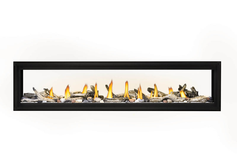 Napoleon Luxuria 74" See-Through Direct Vent Gas Fireplace - Model LVX74N2X-1