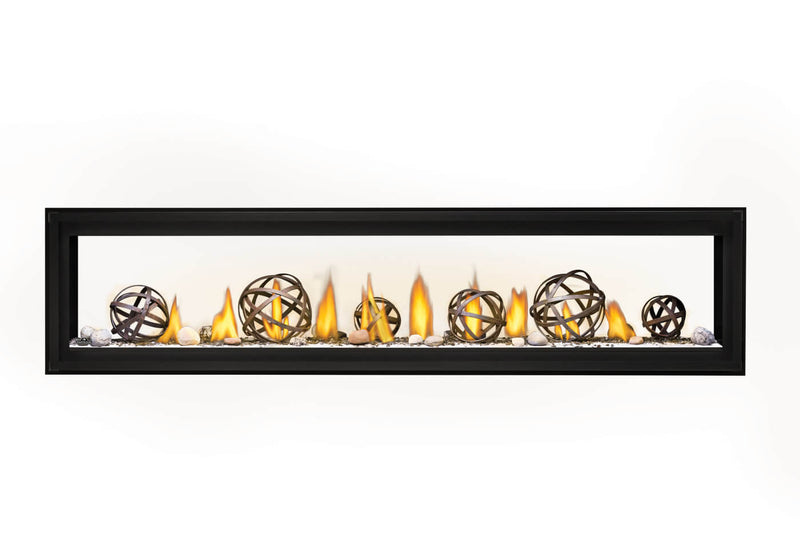 Napoleon Luxuria 74" See-Through Direct Vent Gas Fireplace - Model LVX74N2X-1