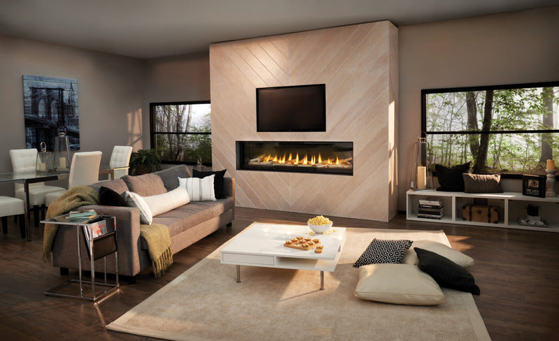 Napoleon Luxuria 74" Direct Vent Gas Fireplace - Model LVX74NX-1