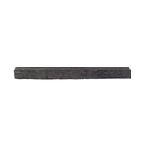 Hayloft Non-Combustible Concrete Mantel Shelf with rustic hayloft-inspired design and Eclipse finish