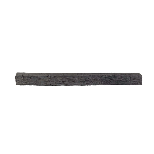 Hayloft Non-Combustible Concrete Mantel Shelf with rustic hayloft-inspired design and Eclipse finish