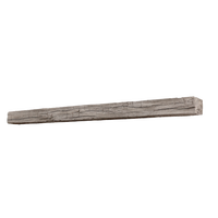 Smokehouse Non-Combustible Concrete Mantel Shelf Weathered Grey Finish