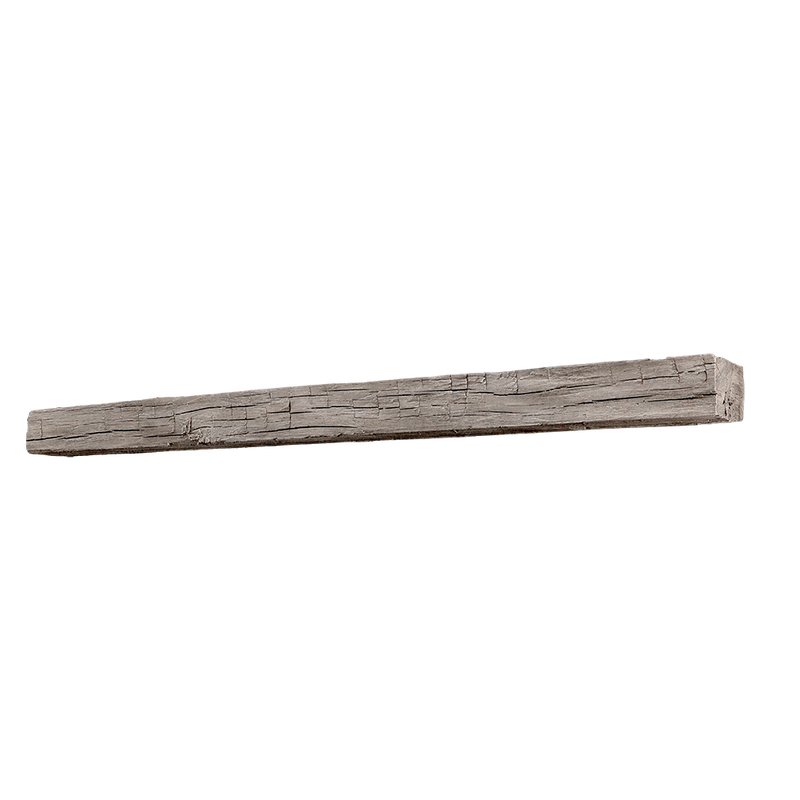 Smokehouse Non-Combustible Concrete Mantel Shelf Weathered Grey Finish