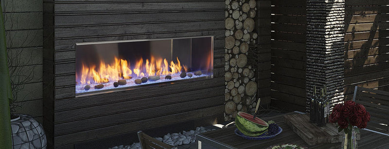 Majestic Lanai 60" Outdoor Linear Gas Fireplace - Model ODLANAIG-60