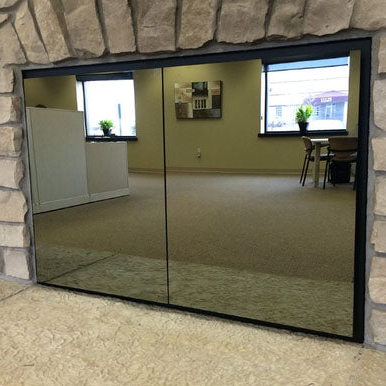 Odyssey - Masonry & Prefab Solar Reflective Fireplace Glass Doors