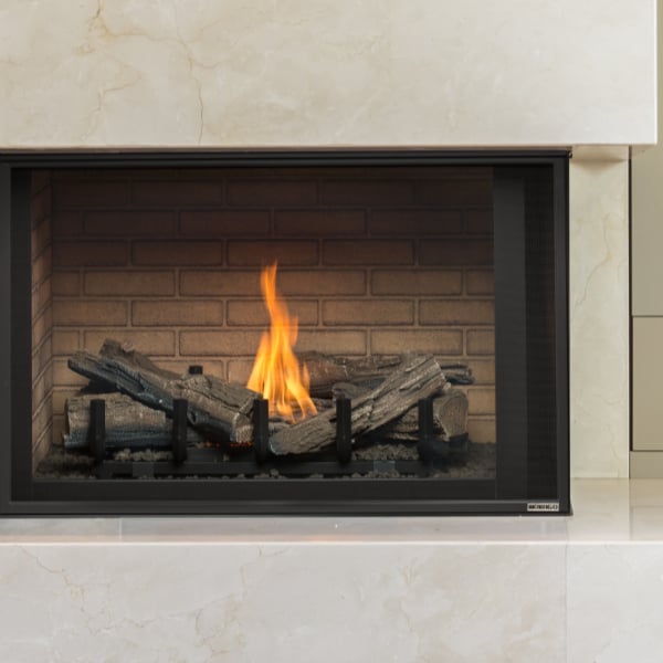 Montigo Divine Corner 38" 2-Sided Direct Vent Gas Fireplace