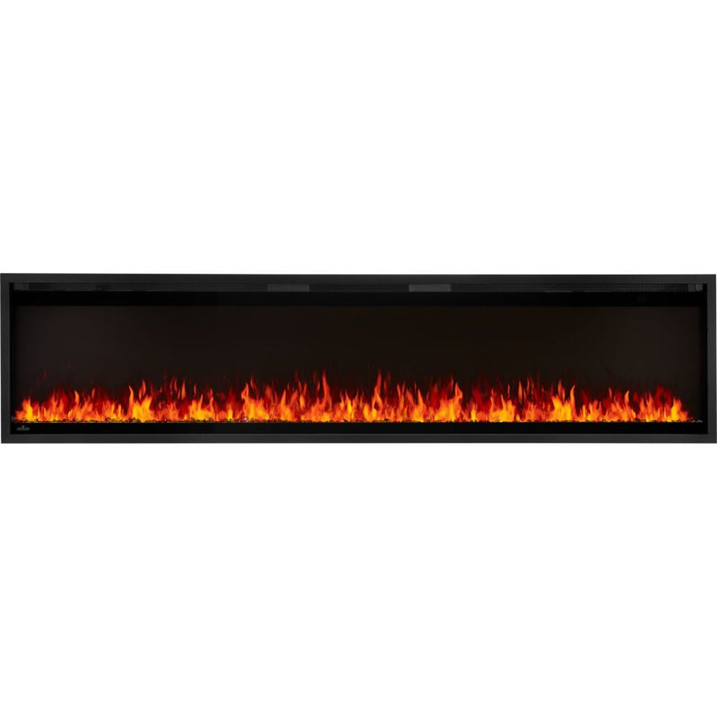 Napoleon Astound 74″ SlimMount Electric Fireplace — NEFL74AS — manufacturer photograph; optional installation finishes may be shown