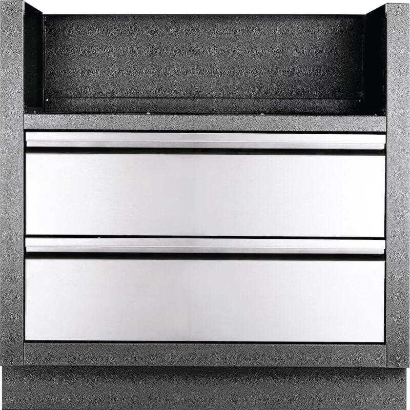Napoleon OASIS 100 Outdoor Kitchen Island Bundle with Built-In 500 Series 32" Gas Grill - Stainless Steel