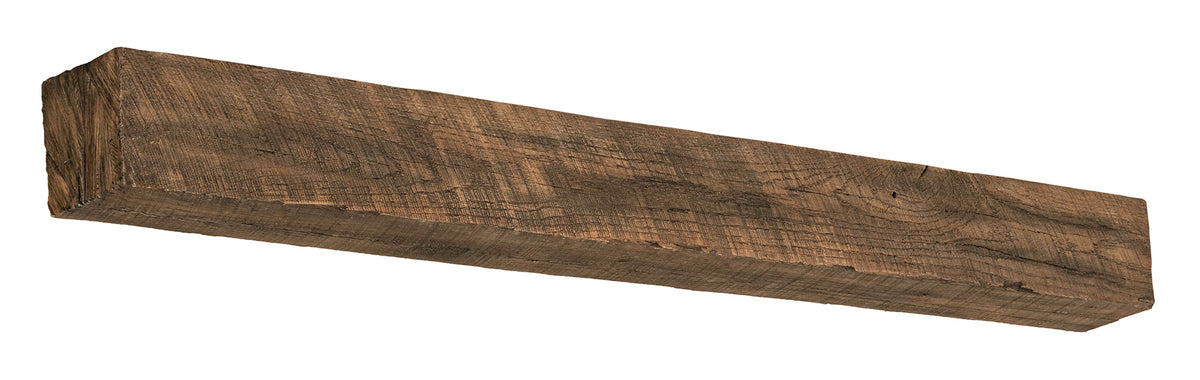 New River Weathered Beam Non-Combustible Mantel Shelf FIELDSTONE Finish