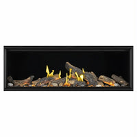 74" NG LUMINOUS TALL LINEAR VECTOR (TLV74LN) PLUS 74" Oak Luminous Log Burner Kit w/ Media Kit (OLKTLV74L)+ CONVERSION KIT NG TO LP (W176-0866) + 4 PIECE BLACK TRIM (FTLV74BK)
