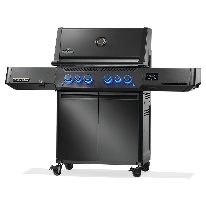 Napoleon Phantom Prestige 500 Connected RSIB Grill with WiFi & Infrared Side & Rear Burner - Matte Black