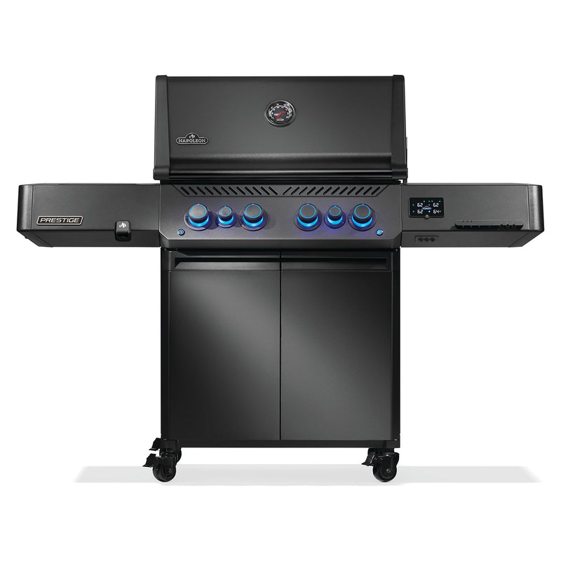 Napoleon Phantom Prestige 500 Connected RSIB Grill with WiFi & Infrared Side & Rear Burner - Matte Black