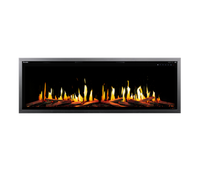 Modern Flames Orion V2 Slim 52" HelioVision Single-Sided Electric Fireplace - Model OR52-SLIM-V2