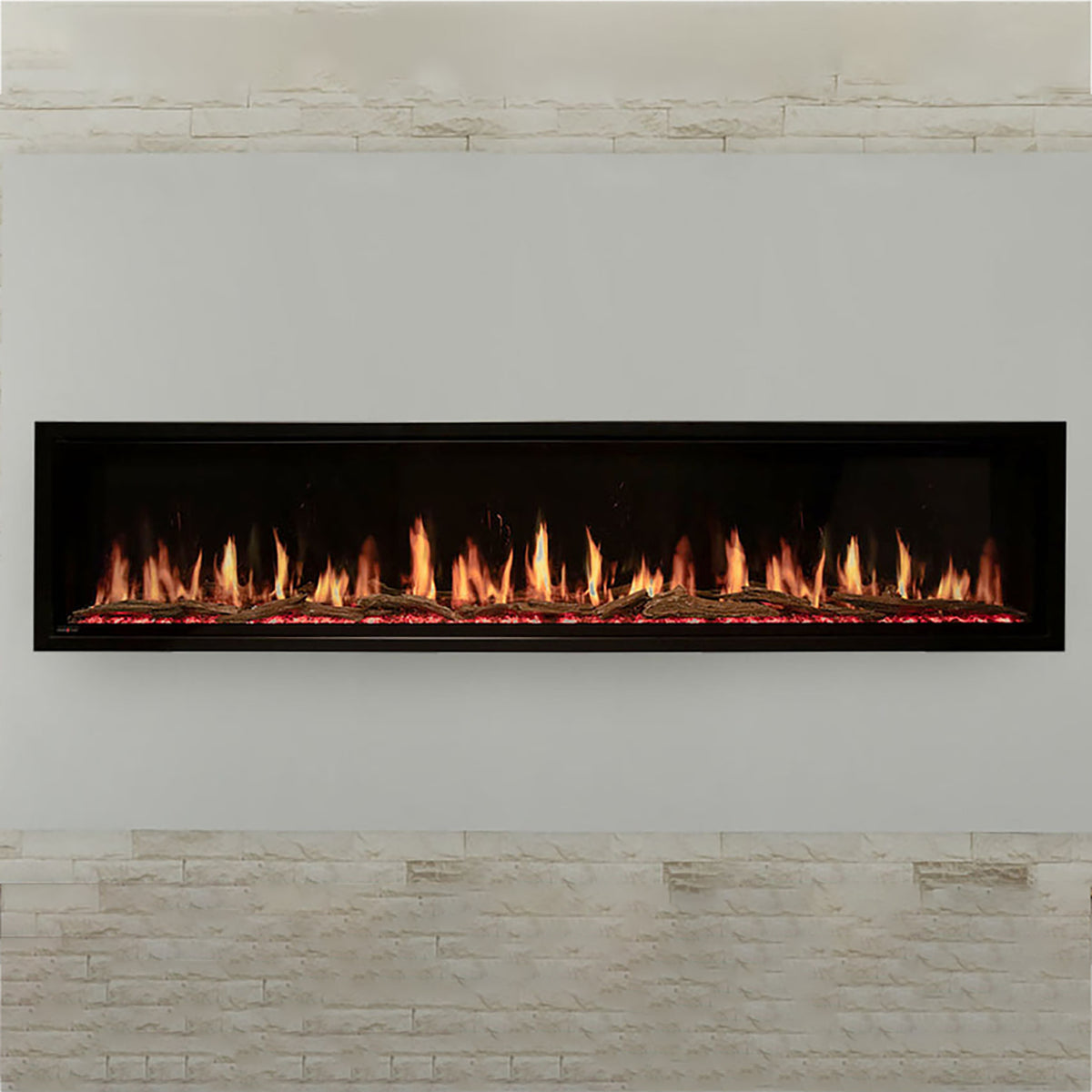 Modern Flames Orion Slim 100-Inch Three-Sided Built-In Electric Fireplace - Model OR100-SLIM