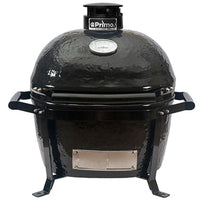 Primo Oval Junior 200 All-In-One Ceramic Kamado Charcoal Grill
