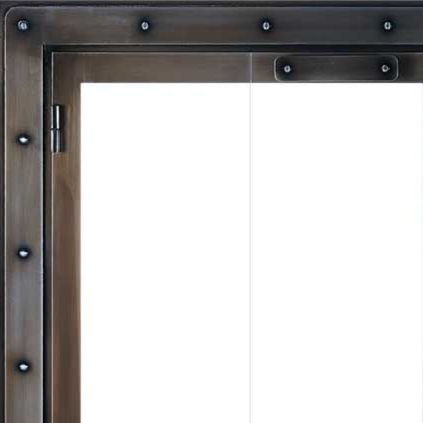 Black Rock - Masonry & Prefab Fireplace Glass Doors