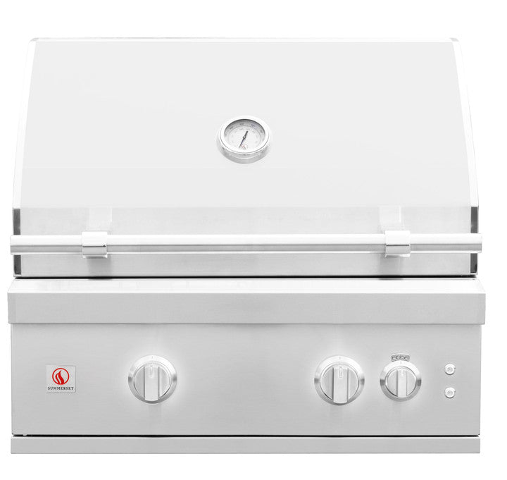 Summerset Quest 30-Inch 2-Burner Built-In Gas Grill with Rear Infrared Burner