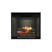 Dimplex Revillusion 24" Built-In Electric Firebox (next-gen REV) - Model REV24 — Neutral Brick interior finish