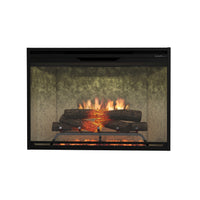 Dimplex Revillusion 36" Built-In Electric Firebox (next-gen REV) - Model REV36 — Weathered Concrete interior finish