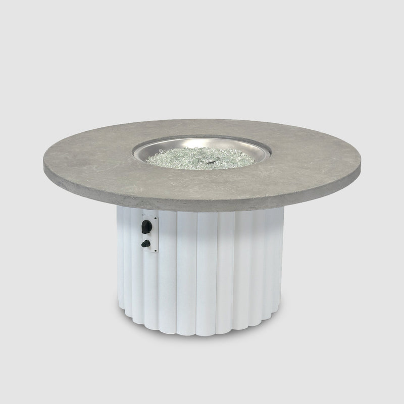 Reverie 48-inch, Relic Grey top / White base — burner unlit