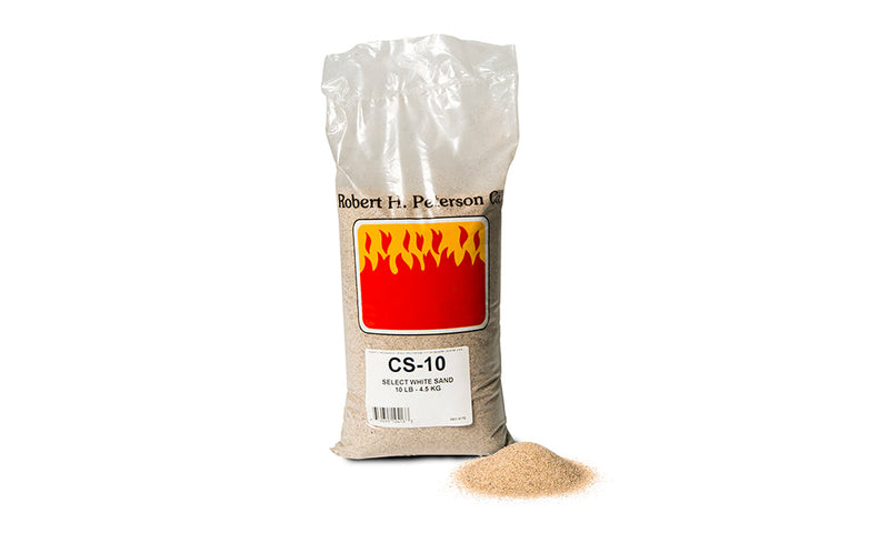 Real Fyre fireplace sand material reference; PB-42 includes its required sand