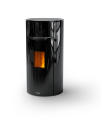 Dielle Round 70 — Magic Black Glass finish
