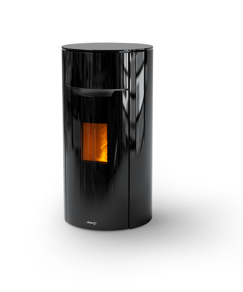 Dielle Round 70 — Magic Black Glass finish