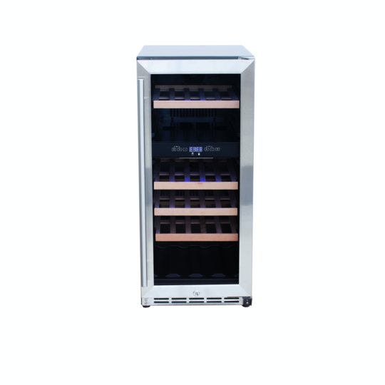 Summerset 15" Outdoor-Rated Dual Zone Wine Cooler