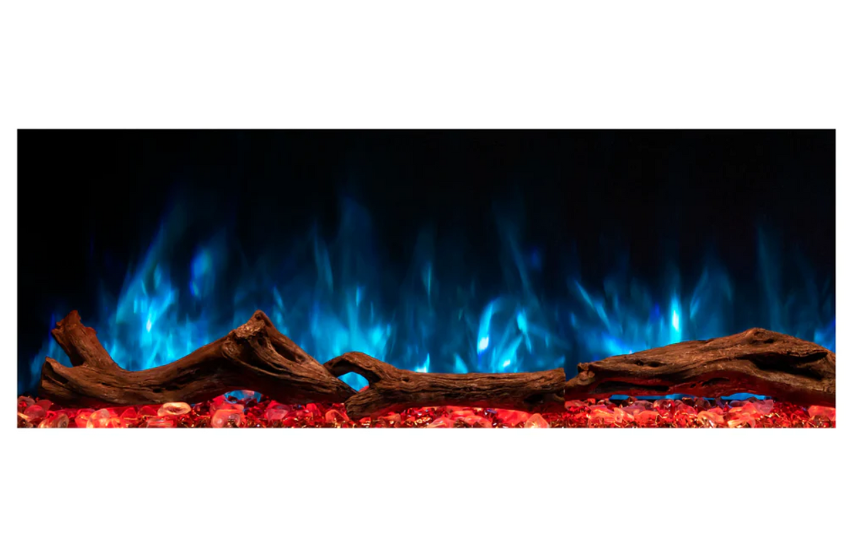 Modern Flames Landscape Pro Multi 96-inch 3-Sided / 2-Sided Built In Electric Fireplace - Model LPM-9616