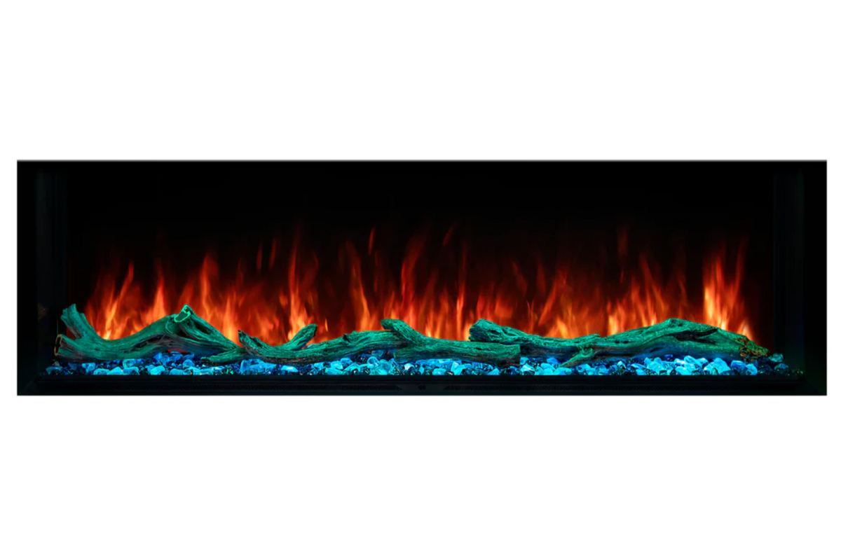 Modern Flames Landscape Pro Multi 80-Inch Three-Sided Electric Fireplace - Model LPM-8016-WMC