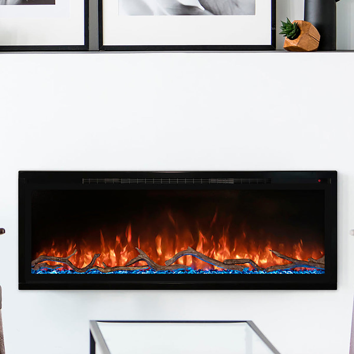 Modern Flames Spectrum Slimline 74-Inch Electric Fireplace - Model SPS-74B