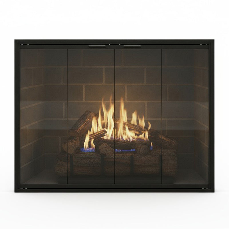 Stiletto Masonry & Prefab Fireplace Glass Doors | Custom Made