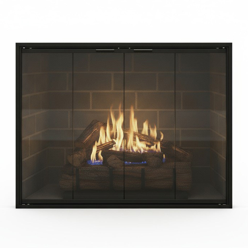 Stiletto Masonry & Prefab Fireplace Glass Doors | Custom Made