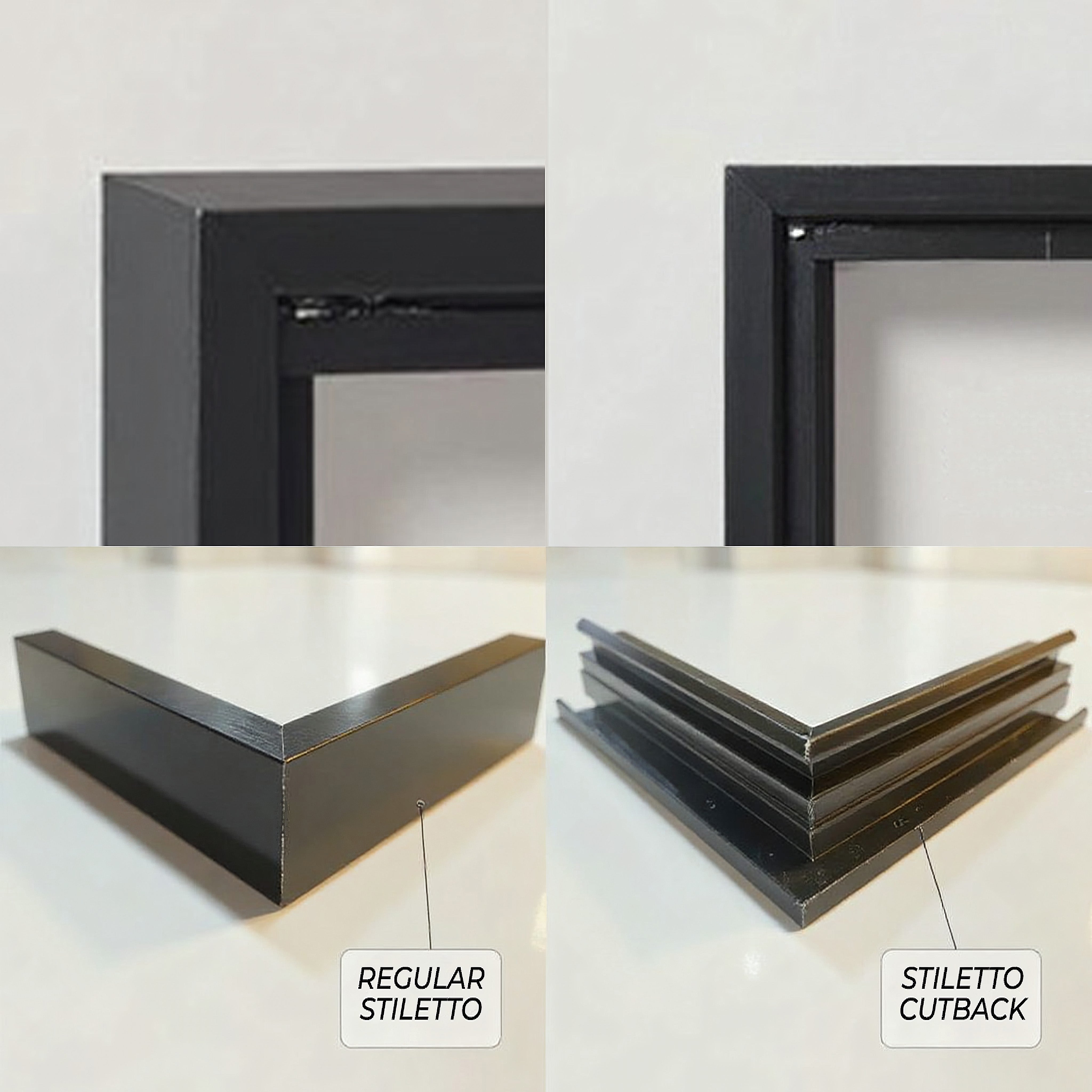 Stiletto Cutback Fireplace Glass Doors | Modern & Elegant Fireplace Doors | Easy Installation & Durable Quality | Custom Made
