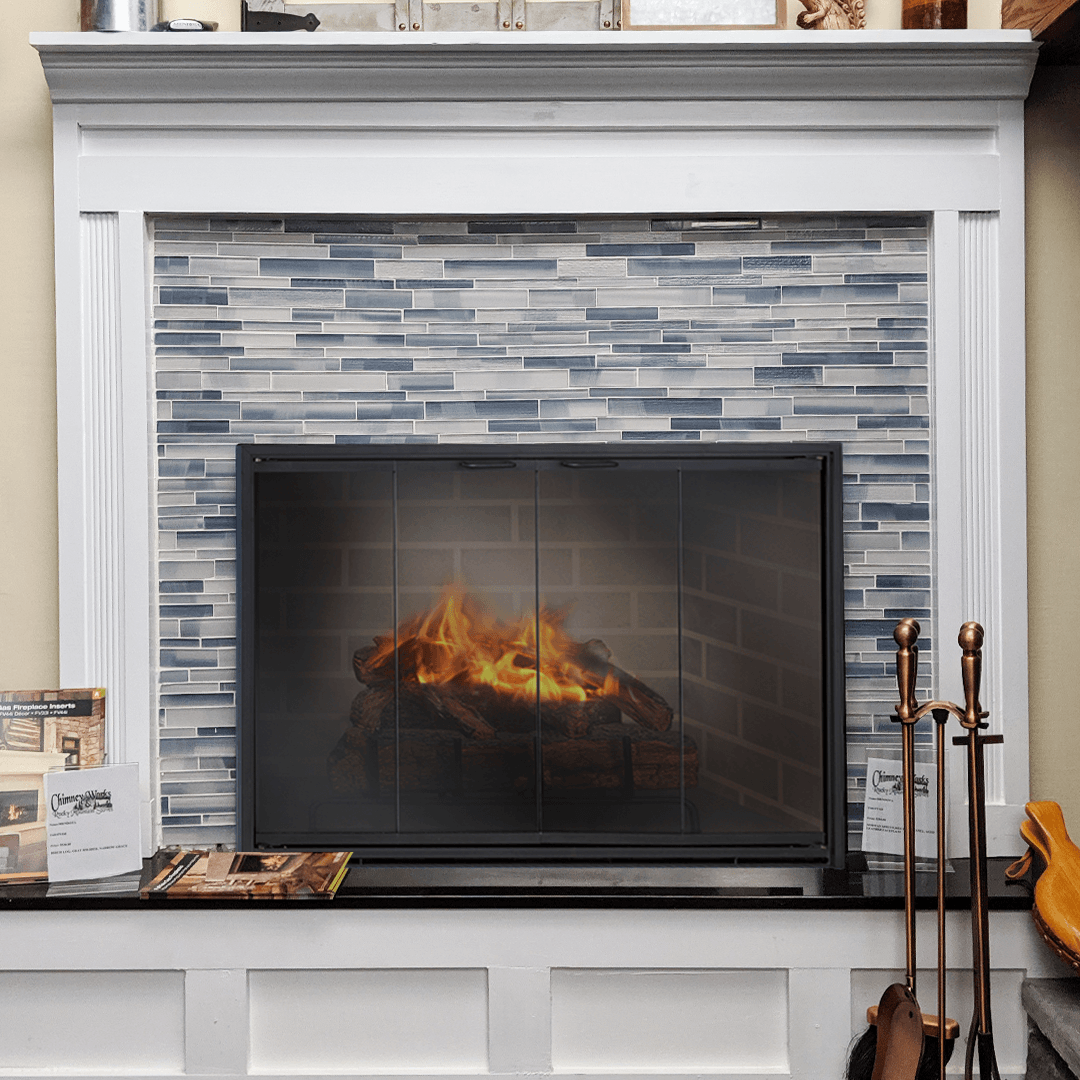 Stiletto - Masonry & Prefab Fireplace Glass Doors