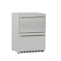 Summerset 24" Deluxe Outdoor-Rated 5.3 Cu. Ft. 2-Drawer Refrigerator