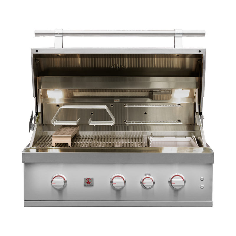 Summerset Quest 36-Inch 3-Burner Built-In Gas Grill with Rear Infrared Burner