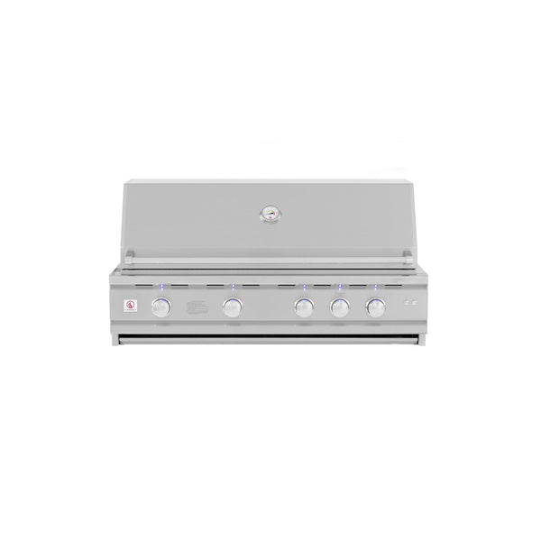 Summerset TRL Deluxe 44-Inch 4-Burner Built-In Natural Gas Grill with Rotisserie
