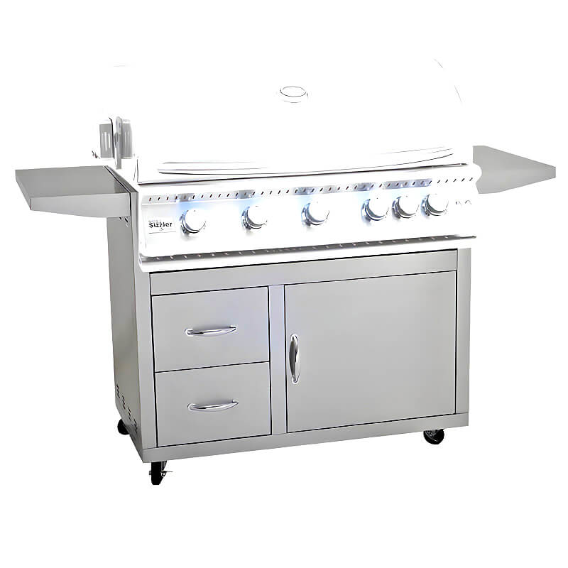 Summerset 40" Sizzler & Sizzler Pro Deluxe Freestanding Grill Cart
