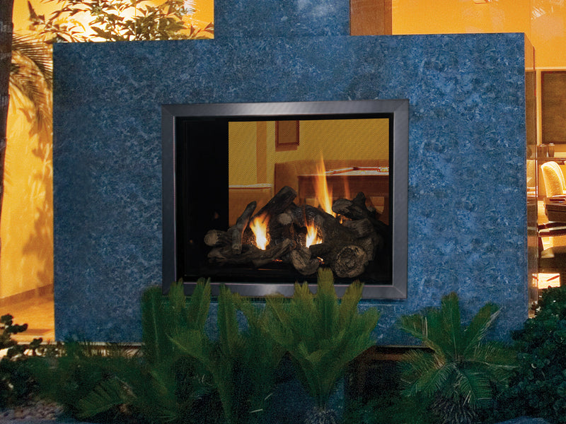 Superior DRT63ST 40" See-Through Power-Vent Direct Vent Gas Fireplace - Model DRT63ST-B-PV