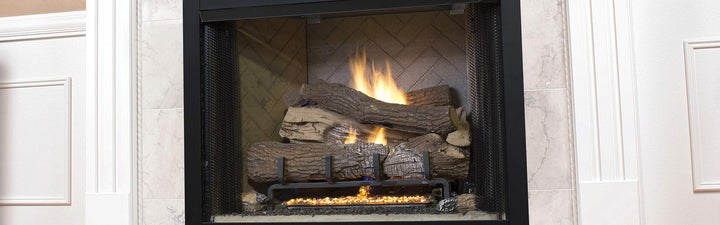 Superior VRT3536 vent-free gas firebox lifestyle room scene hero banner