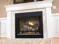 Superior VRT3536 vent-free gas firebox straight-on product shot in room setting