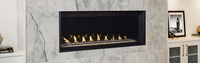 Superior VRL6048 series linear vent-free gas fireplace lifestyle room scene hero banner