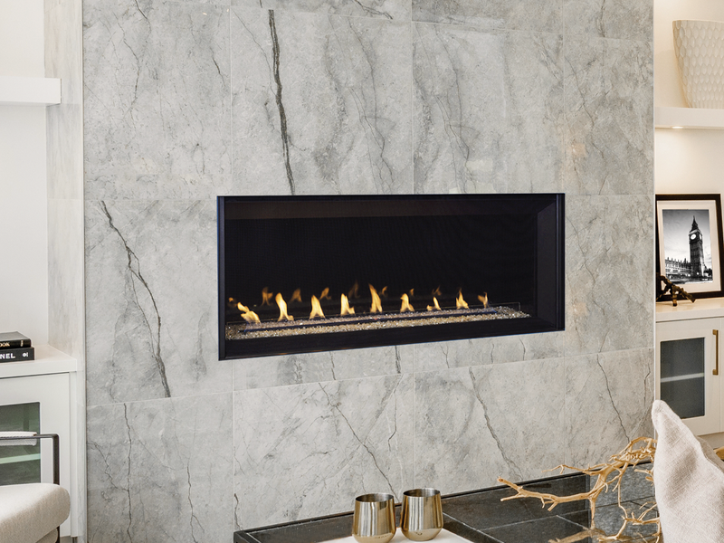 Superior VRL6048ZEN linear vent-free gas fireplace straight-on product shot